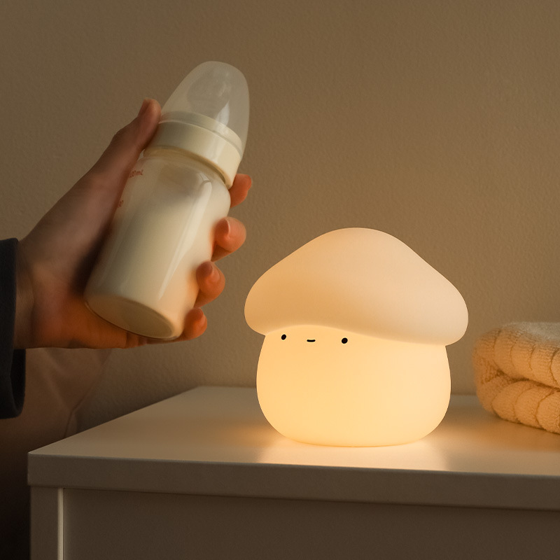1Pcs Mushroom Head Silicone Ni - Baby Nursery Lamp review and price