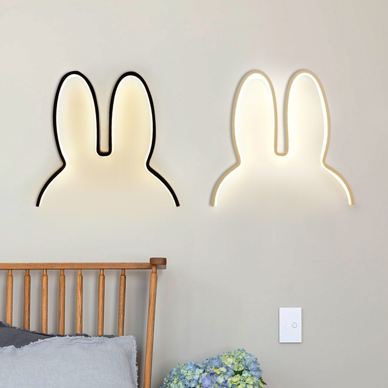 Cute Led Rabbit Wall Lights US - Baby Nursery Lamp review and price