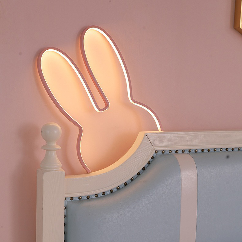 Cute Led Rabbit Wall Lights US - Baby Nursery Lamp review and price