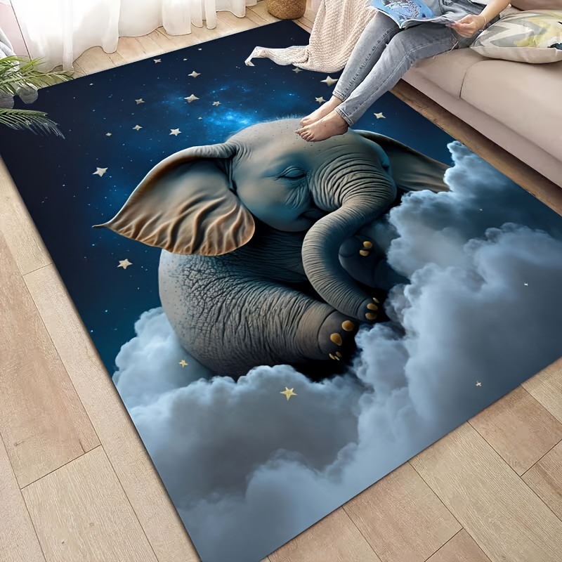 Dreamy Elephant Rug for Nurser - Soft Rug Nursery review and price