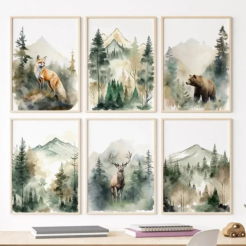 Nordic Posters and Prints Fore - Baby Nursery Animal Pictures review and price