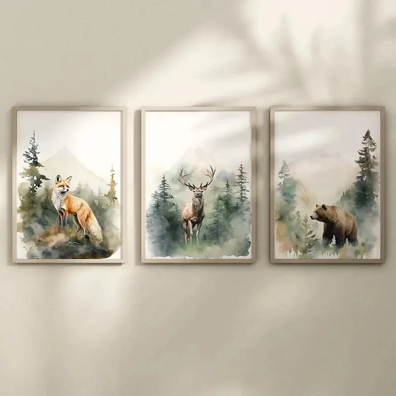 Nordic Posters and Prints Fore - Baby Nursery Animal Pictures review and price