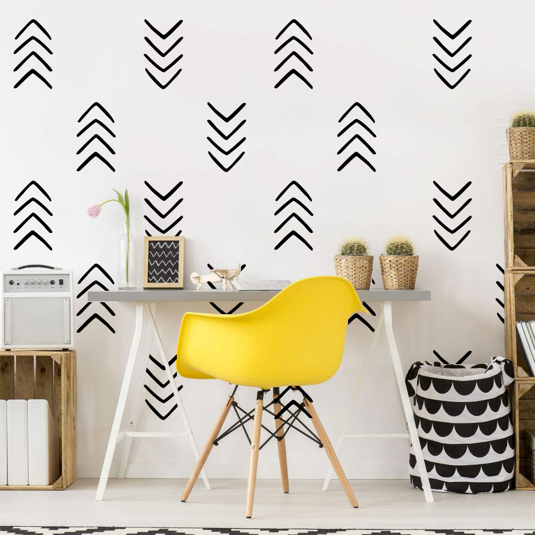 28Pcs Geometric Unique Arrow W - Baby Nursery Vinyl Wall Stickers review and price