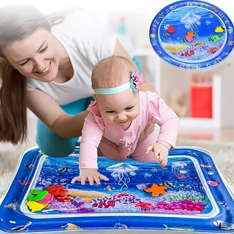 Baby Water Play Mat PVC Inflat - Baby Nursery Pillow review and price