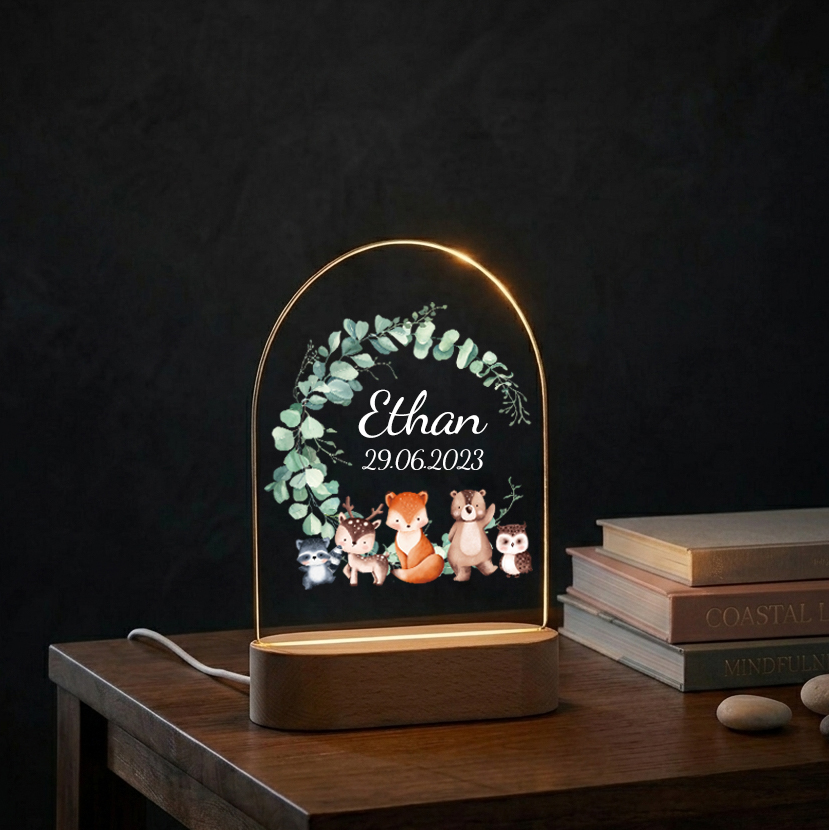 Personalized Baby Night Light  - Baby Nursery Lamp review and price