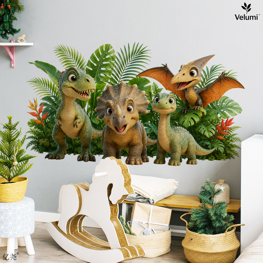 Cute 3D Dinosaur Wall Stickers - Baby Nursery Wall Mural review and price